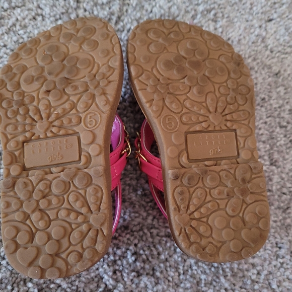 Carole Little Infant Girls 5 Sandals Fuschia - Picture 4 of 9